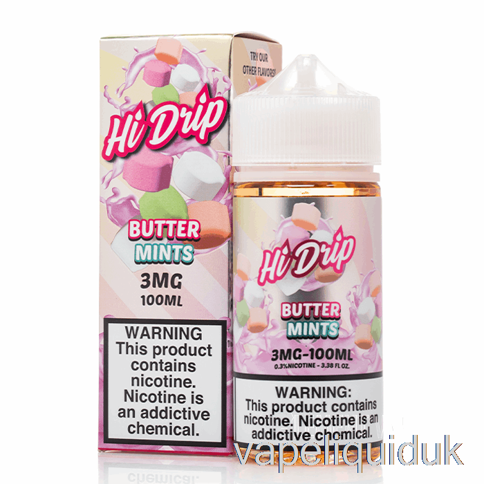 Butter Mints - Hi-Drip E-Liquids - 100mL 0mg Vape Juice